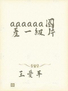 aaaaaa国产一级片