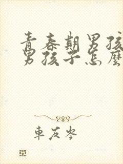 青春期男孩喜欢男孩子怎么办