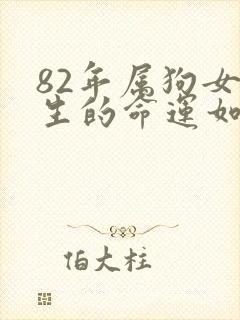 82年属狗女一生的命运如何