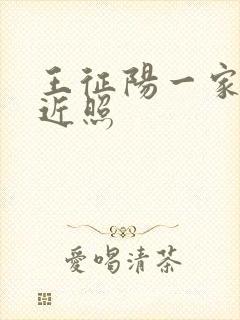 王征阳一家三口近照封面