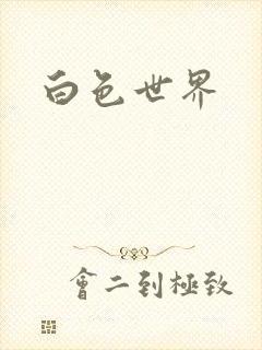 白色世界封面