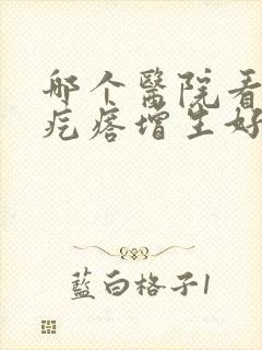 哪个医院看疤痕疙瘩增生好