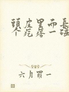 头皮里面长了一个疙瘩一碰就疼封面