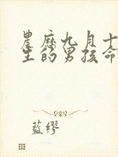 农历九月十五出生的男孩命运如何