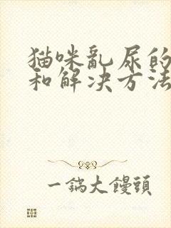 猫咪乱尿的原因和解决方法封面