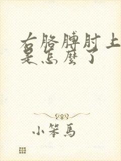 右胳膊肘上面疼是怎么了