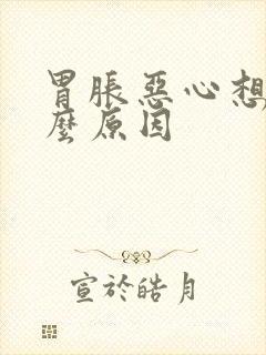 胃胀恶心想吐什么原因