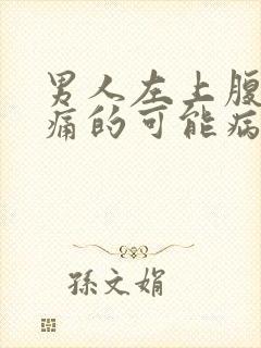 男人左上腹部疼痛的可能病因封面