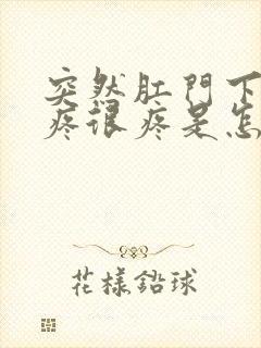 突然肛门下坠的疼很疼是怎么回事