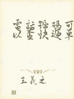 电话号码可不可以查快递单号