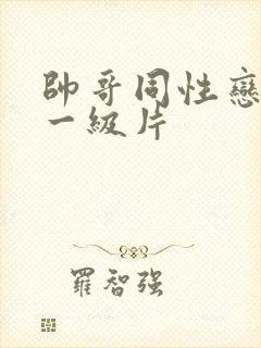 帅哥同性恋黄色一级片封面