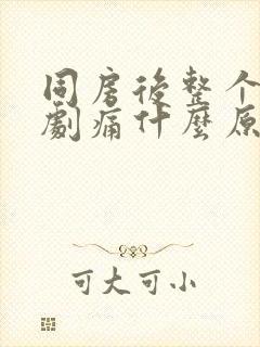 同房后整个肚子剧痛什么原因封面