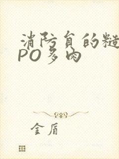 消防员的糙汉文PO多肉封面