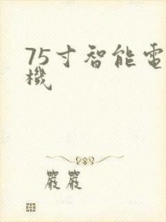 75寸智能电视机封面