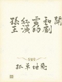 孙红雷和关晓彤主演的剧