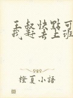 王叔快点可以吗我赶去上班