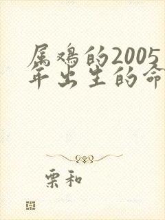 属鸡的2005年出生的命运如何封面