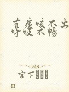 有痰咳不出胸闷呼吸不畅