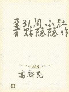 孕31周小肚子有点隐隐作痛封面