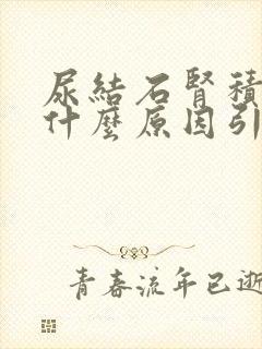 尿结石肾积水是什么原因引起的