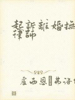 起诉离婚抚养权律师