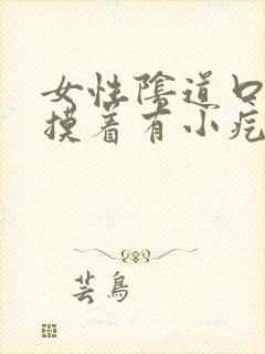 女性阴道口里面摸着有小疙瘩怎么回事