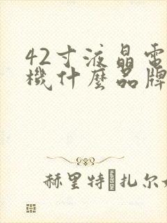 42寸液晶电视机什么品牌质量好