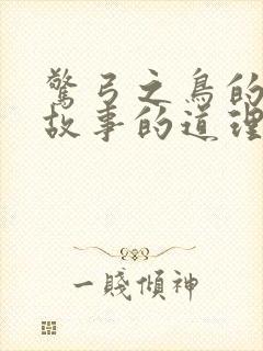 惊弓之鸟的寓言故事的道理