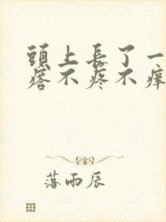 头上长了一个疙瘩不疼不痒怎么回事