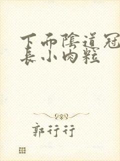 下面阴道冠状沟长小肉粒