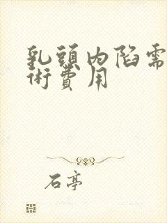 乳头内陷需要手术费用