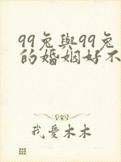 99兔与99兔的婚姻好不好封面