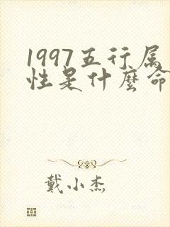 1997五行属性是什么命封面