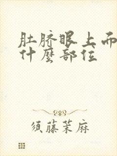 肚脐眼上面疼是什么部位