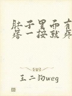 肚子里面有硬疙瘩一按就疼怎么回事