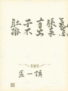 肚子有胀气排便排不出来怎么办