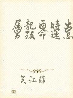 属龙酉时出生的男孩命运怎么样