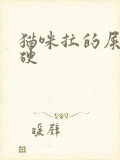 猫咪拉的屎有点硬