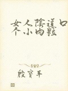 女人阴道口有两个小肉粒