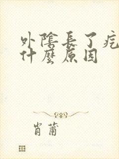 外阴长了疙瘩是什么原因