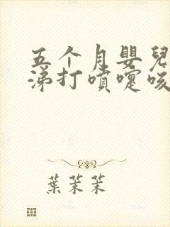 五个月婴儿流鼻涕打喷嚏咳嗽怎么办