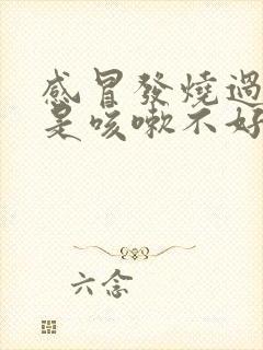 感冒发烧过后老是咳嗽不好怎么办