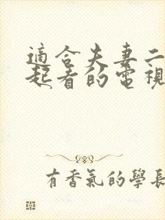 适合夫妻二人一起看的电视剧封面