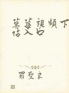 草莓视频下载网站入口