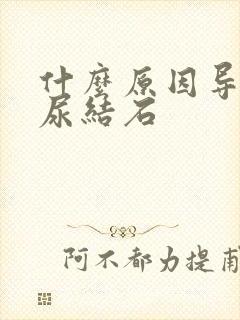 什么原因导致的尿结石封面