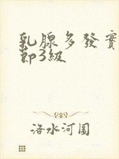 乳腺多发实性结节3级