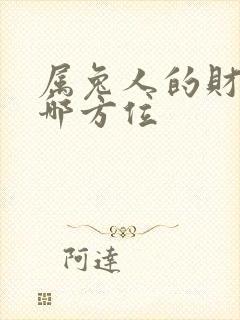 属兔人的财运在哪方位封面