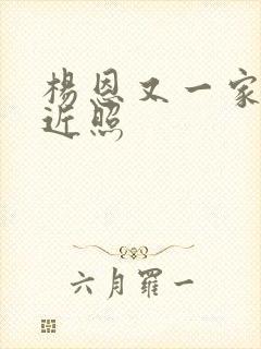 杨恩又一家三口近照