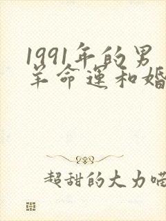 1991年的男羊命运和婚姻怎样封面