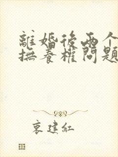 离婚后两个孩子抚养权问题